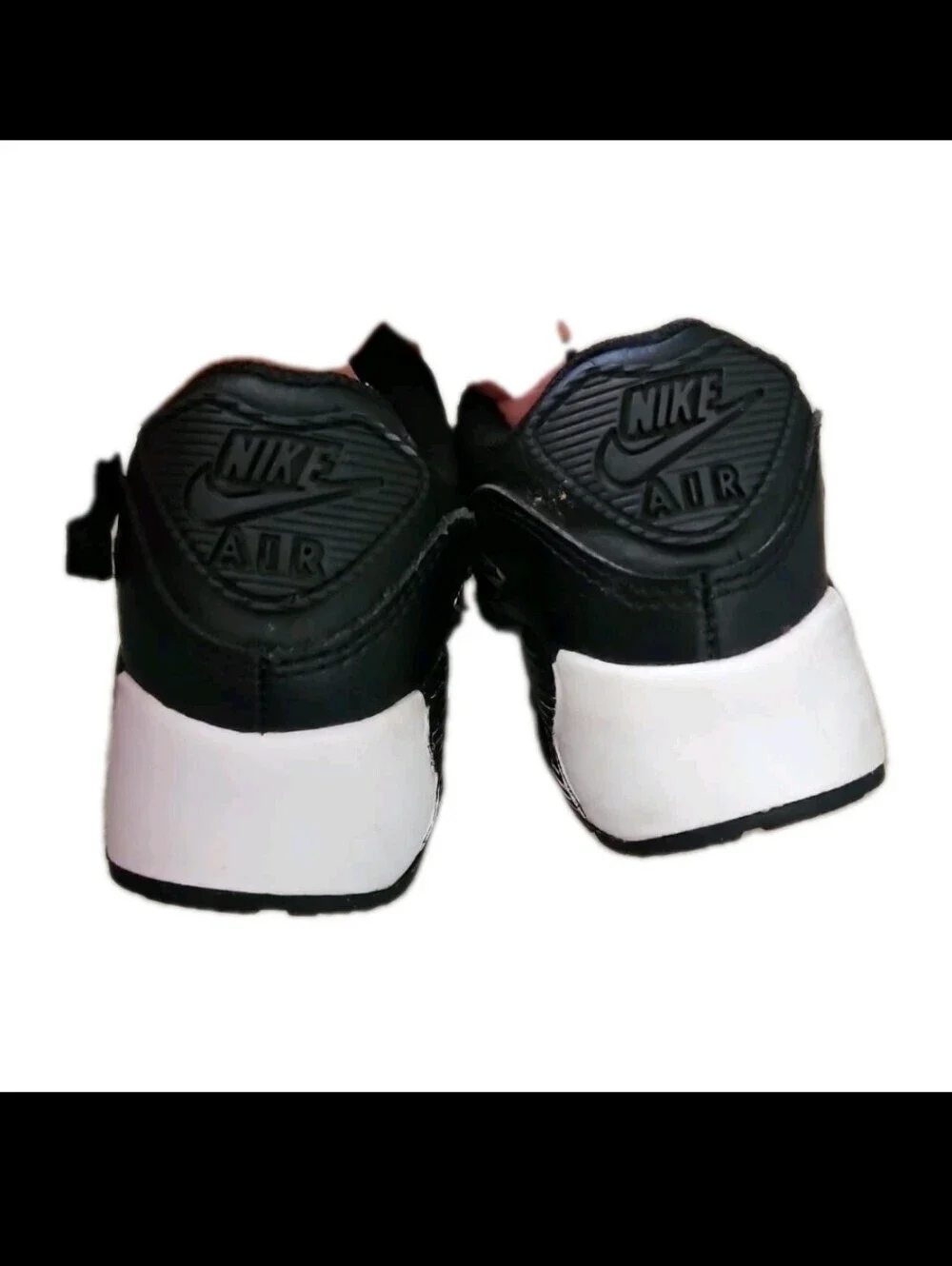 Nike Air Max Toddler 90 TD 'Black White Streetwear Sneaker 11C